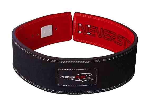 Пояс для важкої атлетики PowerPlay 5175 Чорно-Помаранчевий XL Луцк