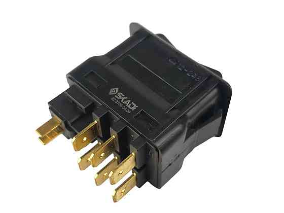 Кнопка вентилятора пічки ПАЗ 3205, Валдай (8 контактів) (клавіша) Мукачево