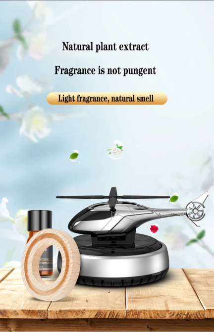 Ароматизатор диффузор эфирных масел Вертолет для автомобиля (Черный) Винница - изображение 6