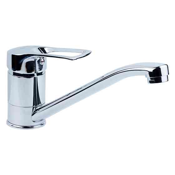 TAU Смеситель s43 Ø40 для кухни гусак прямой 250мм на гайке TAU SM-1B244C (9843110) Киев