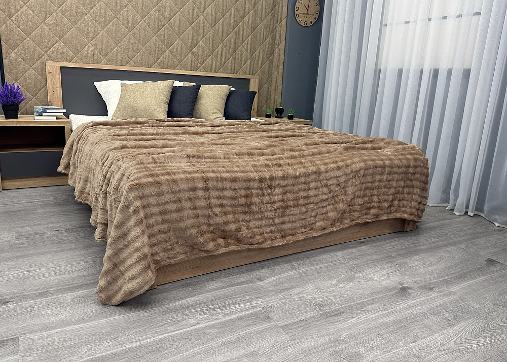 Плед-покривало 200х230 см (+-5см) Soft Night Карамельний (87-136) Київ - фото 2