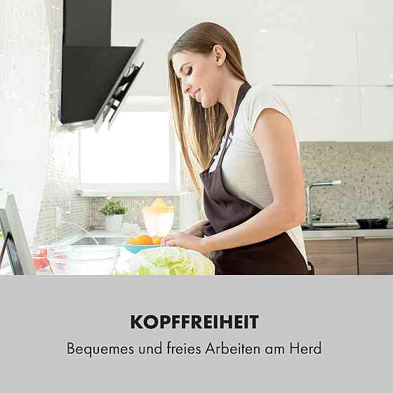 Вытяжка Alessia вытяжка над головой 350 м³/ч Push Control черный 60 см (Германия, читать описание) Ровно