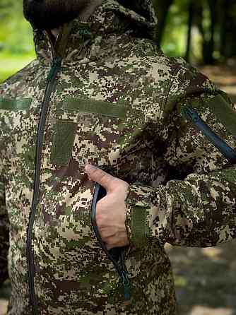 Военная демисезонная куртка Soft Shell хищник, мужская тактическая куртка весна осень Львов