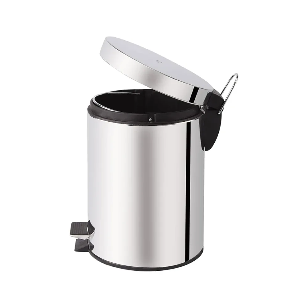 Відро для сміття Qtap Liberty 5 л QTLIBCRM1149 Chrome Київ - фото 3
