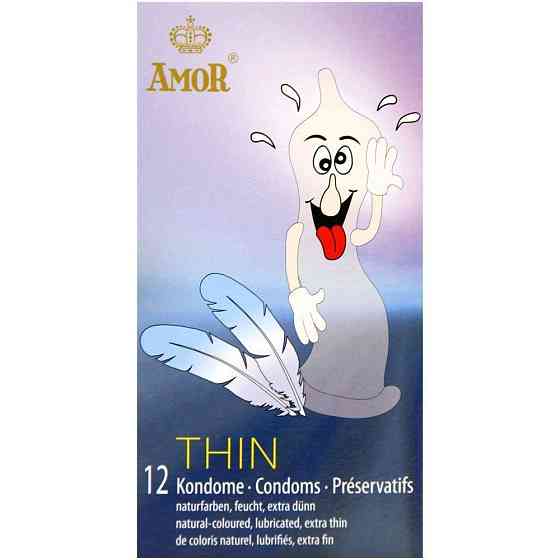 Презервативи - Amor Thin, 12 шт. Sex Aura Київ