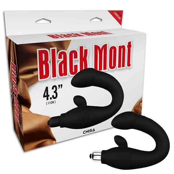 Масажер простати Chisa Black Mont P-Spot Perineum Massager, 14 х 3,5 см Sex Aura Київ