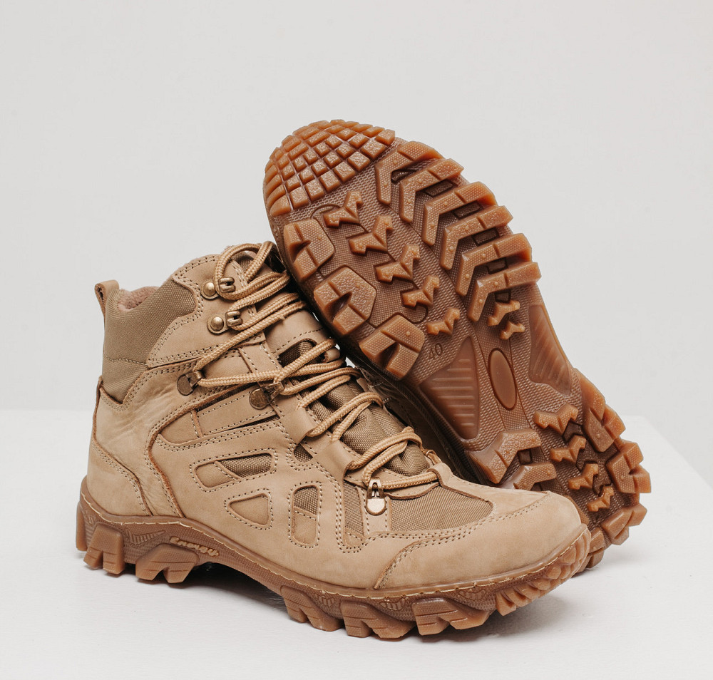Черевики Тактичні Зимові Койот На Флісі "GROM" Харків - фото 4
