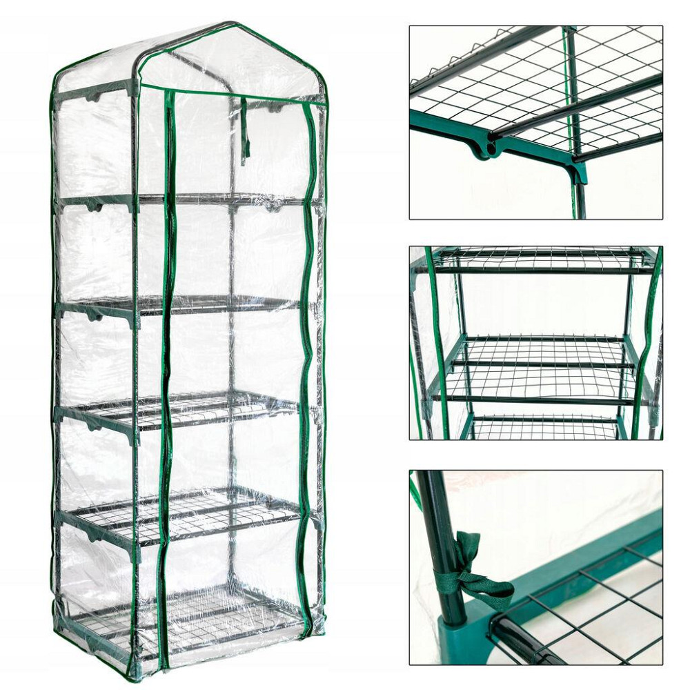 Теплица 5 уровней полок для дома или дачи 195х69х50 см Mar-Pol (M85005) Нововолынск - изображение 1