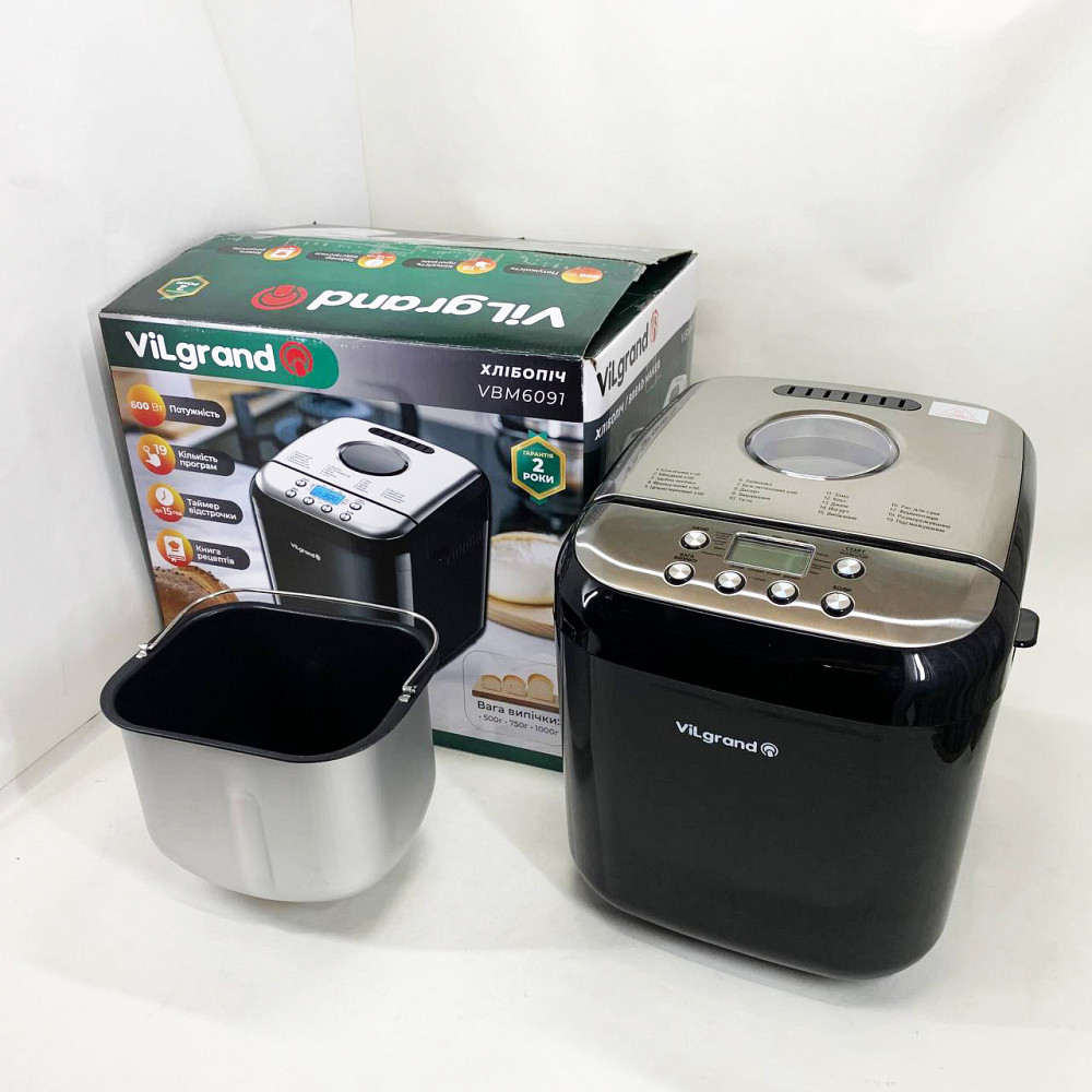 Печь хлебопекарная электрическая ViLgrand, Хлебопечки для дома, Быстрая выпечка хлеба YQ-87 Львов - изображение 7