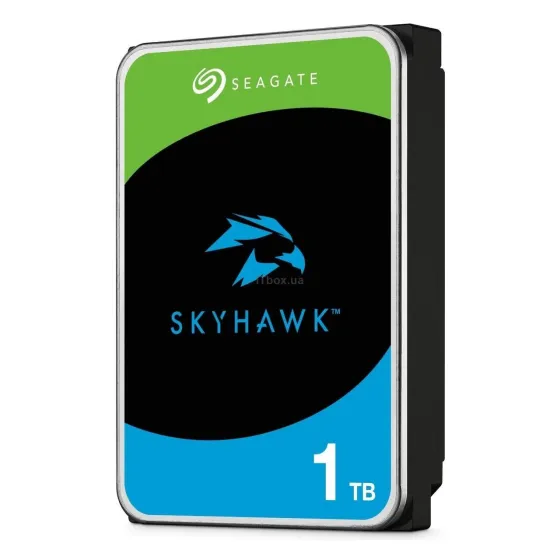 Жорсткий диск для відеоспостереження Seagate SkyHawk HDD 1 TB 5400 rpm 256MB ST1000VX013 3.5 SATAIII Київ