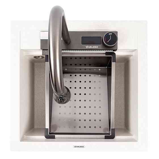 5149 VIVA матова Мийка гранітна VALESO (біла в крапку) Коломыя