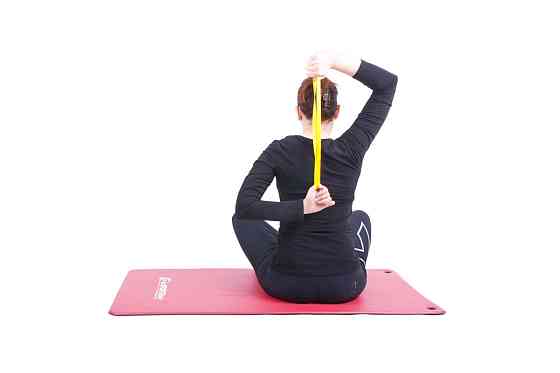 Стрічка-еспандер для вправ inSPORTline Hangy Light 27,5 см жовта Київ