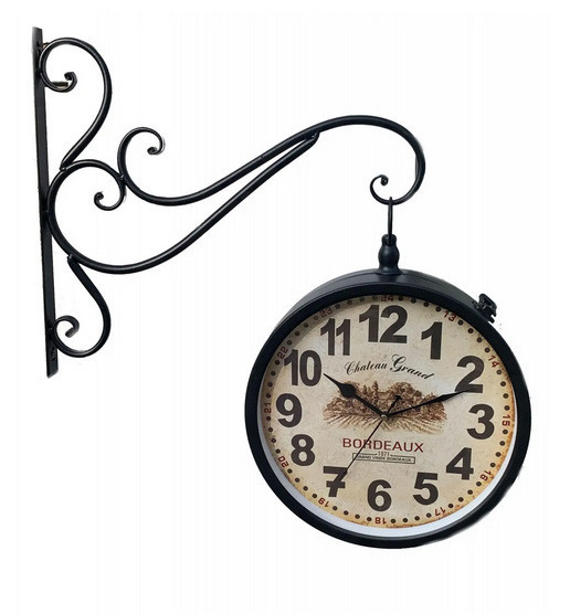 Годинник на стіну станційний двосторонній Київ - фото 1