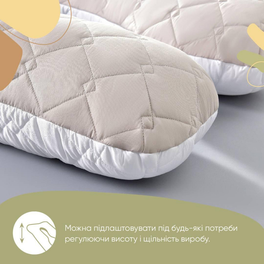 Подушка IDEIA П-подібна 140х75х20 см стібана для вагітних Чернівці - фото 7