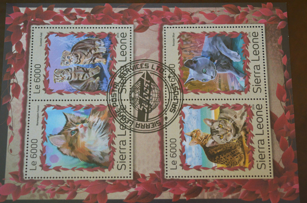 Сьера Леоне. Фауна. Личности. Блок. 2017 год (Б-2) Полтава - изображение 1