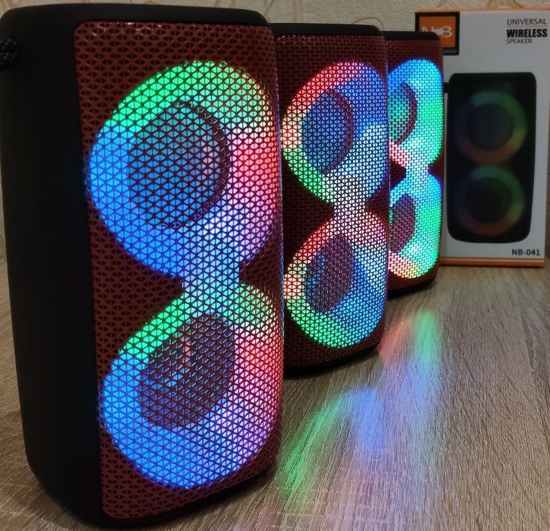 Мощная блютуз колонка с подсветкой и FM радио. Харків - фото 8