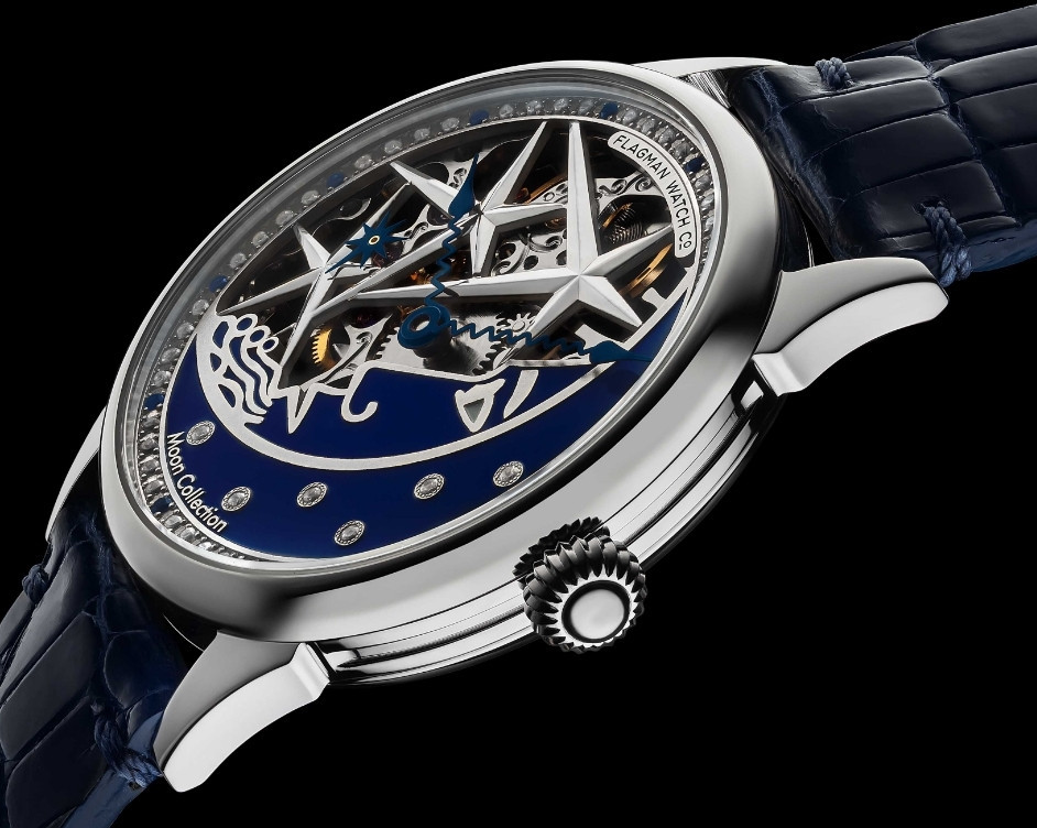 Эксклюзивные лунные механические часы скелетон Харьков - изображение 4