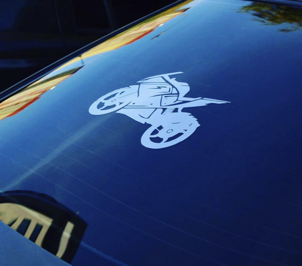 Виниловая наклейка на авто и любую поверхность  - Мотоцикл Черновцы - изображение 1