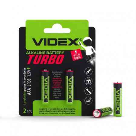 Батарейка Videx TURBO LR3/AAA  / Alkaline / блистер Днепр