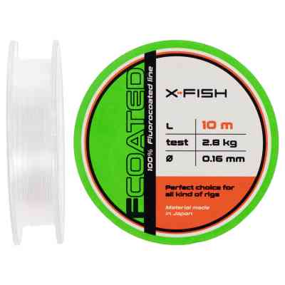 Флюорокарбон X-Fish FCoated 10m 0.16mm 2.8kg (1917.01.22) Вінниця