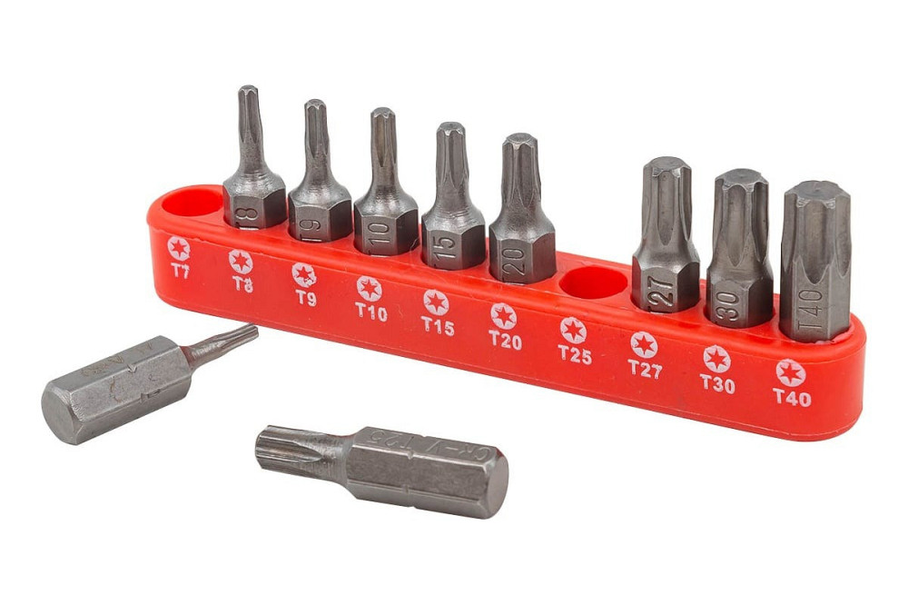 Набір біт 1/4" Torx 10пр. (T7-T40) Forsage F-21022 Одеса - фото 2