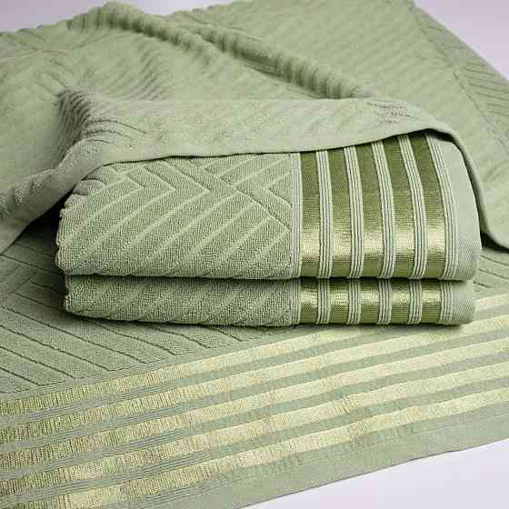 Полотенце для рук и лица махровое SOFT GM Textile 40х70см 500г/м2 (Мятный) Сумы