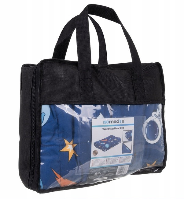 Ковдра обтяжена 4 кг гравітаційна 150х100 см дитяча Isomedix (26897) Нововолинськ - фото 8