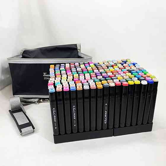 Маркери з обох сторін для малювання 204, Двосторонні спиртові маркери для малювання UA-18 Львів