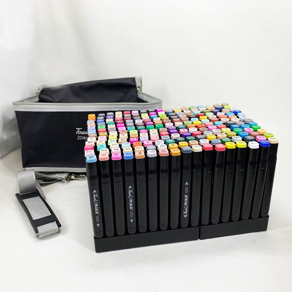 Комплект двухсторонних маркеров, Профессиональные фломастеры маркеры по номерам, Набор скретч маркеров UA-18 Львов - изображение 6