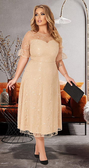 Красивое нарядное платье большого размера (48) Киев - изображение 3