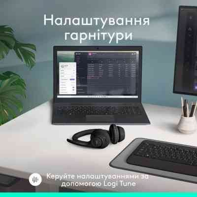 Наушники Logitech Zone 300 Bluetooth Graphite (981-001407) Винница