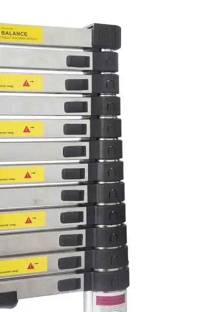 Лестница телескопическая LN-2,7/2,7 м (Профессиональная) нержавейка Коломия - фото 2