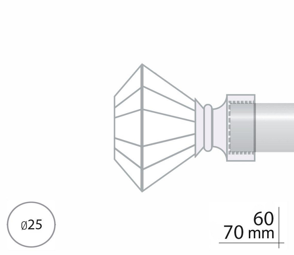 Закінчення для карнизу Orvit СПЕКТРАЛІЯ 25 мм АРКТІС Львов - изображение 2