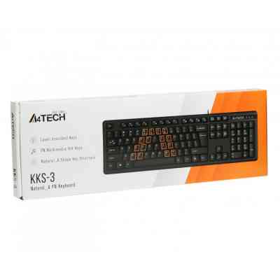 Клавиатура A4Tech KKS-3 USB Black Винница