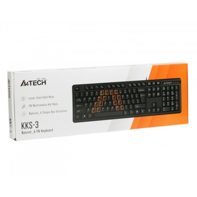 Клавиатура A4Tech KKS-3 USB Black Винница - изображение 5