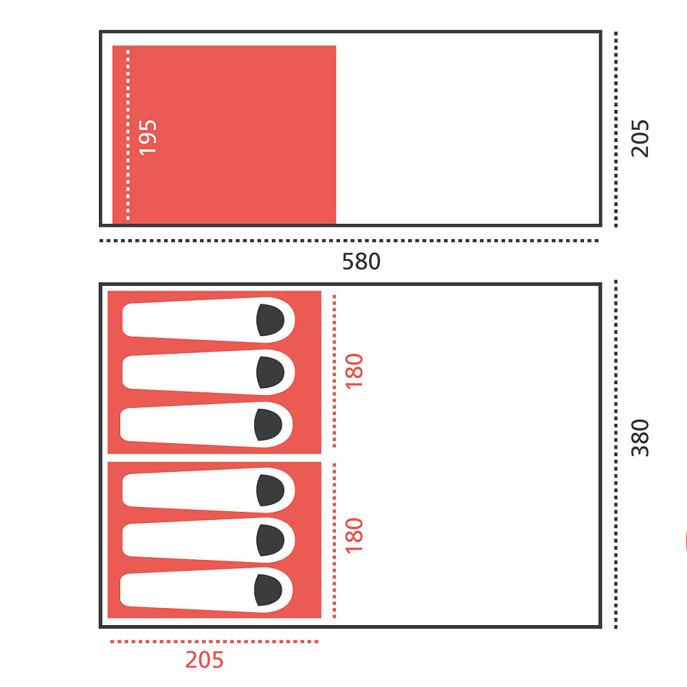 Палатка Grand Canyon Dolomiti 6 Mojave Desert (330034) Вінниця - фото 12