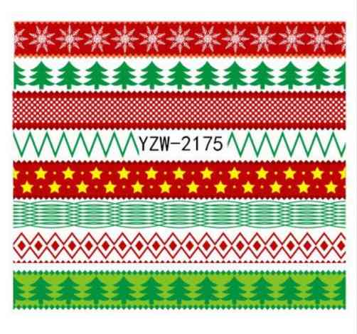 Новорічні наклейки на нігті Київ