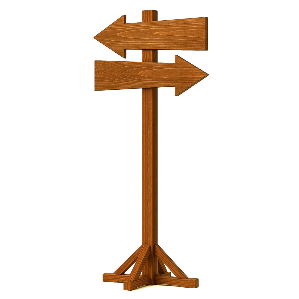 Напольная стрелка-указатель 