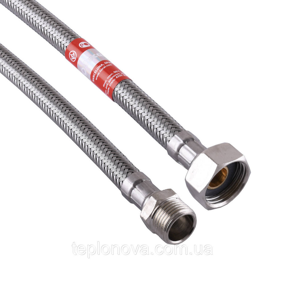 Шланг водяной TUCAI 3/8″x1/2″ НВ 0,3м TAQ MG-3812-300 202465 Чернівці - фото 1