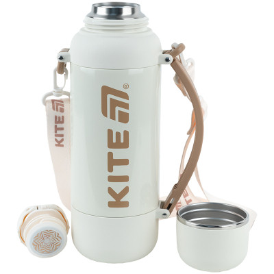 Термос Kite 1200 мл, бежевий (K25-1225-2) Вінниця - фото 4
