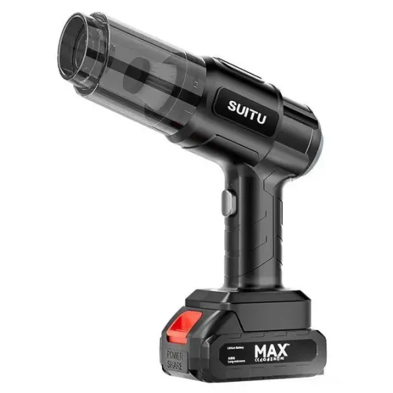 Пылесос автомобильный мощный беспроводной аккумуляторный, 4 насадок Коломыя