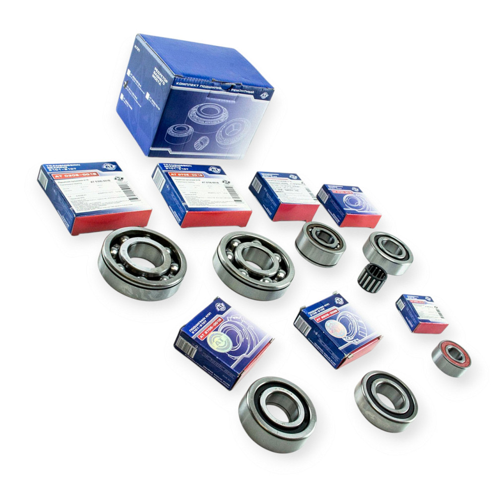 Ремкомплект КПП подшипники 2101 (5ст) AT Мукачево - изображение 1
