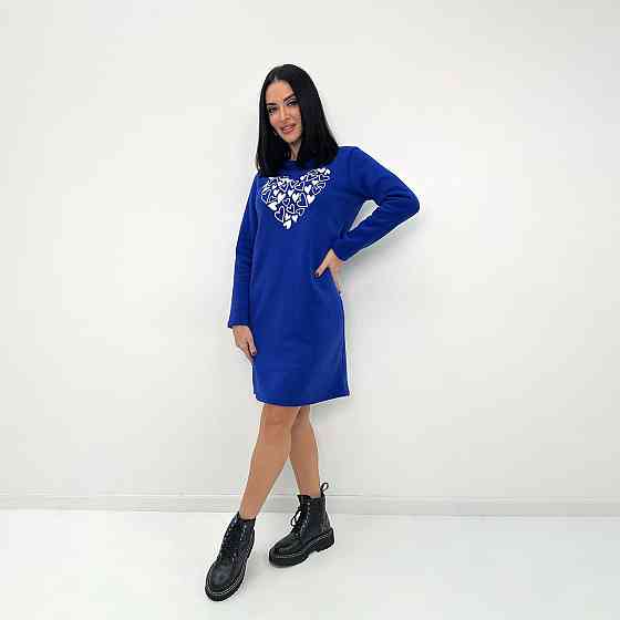 Теплое платье с принтом Romance Киев