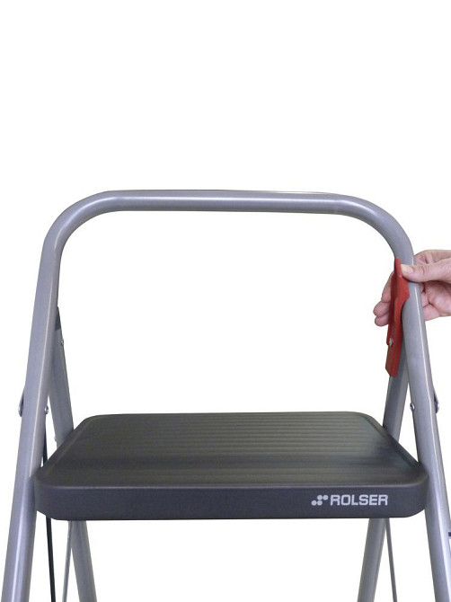 Лестница Rolser Taburete M/11 UNE 3 ступени Антрацит (MET004-1021) Киев - изображение 5