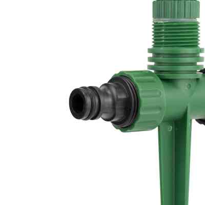 Дождеватель Grad круговой на пластиковом колышке с верхней подачей (ABS) (5014105) Винница