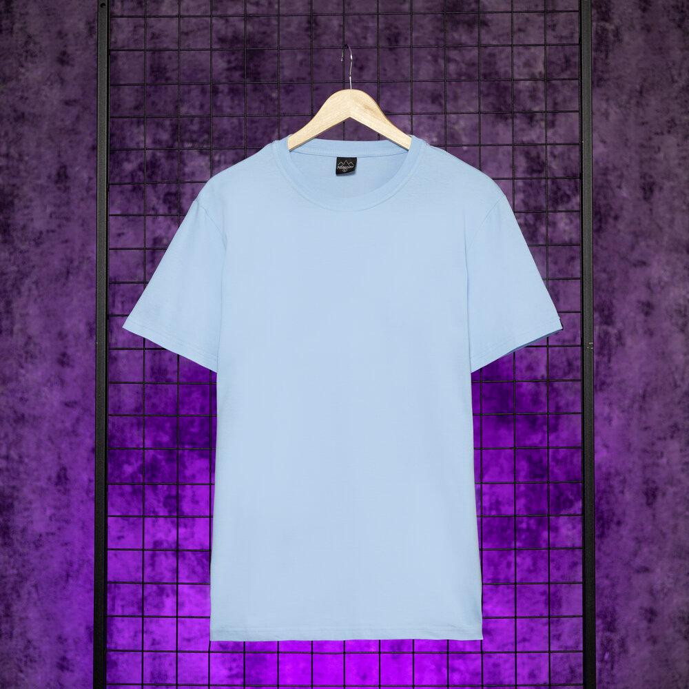 Мужская футболка голубая Pobedov Peremoga Киев - изображение 5