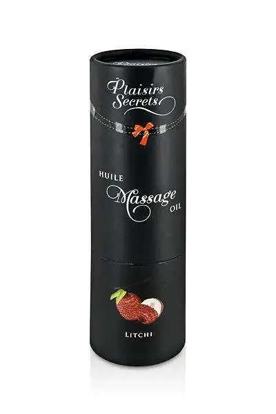 Масажна олія Plaisirs Secrets Litchi (59 мл) з афродизіаками, їстівна, подарункове паковання Львів - фото 3