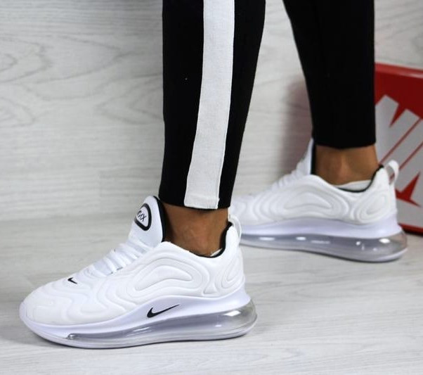 Кроссовки Nike 720 Белые Женские Найк с Амортизацией Тканевые (размеры: 37,38,39,40,41,42,43) Видео Обзор Днепр - изображение 8