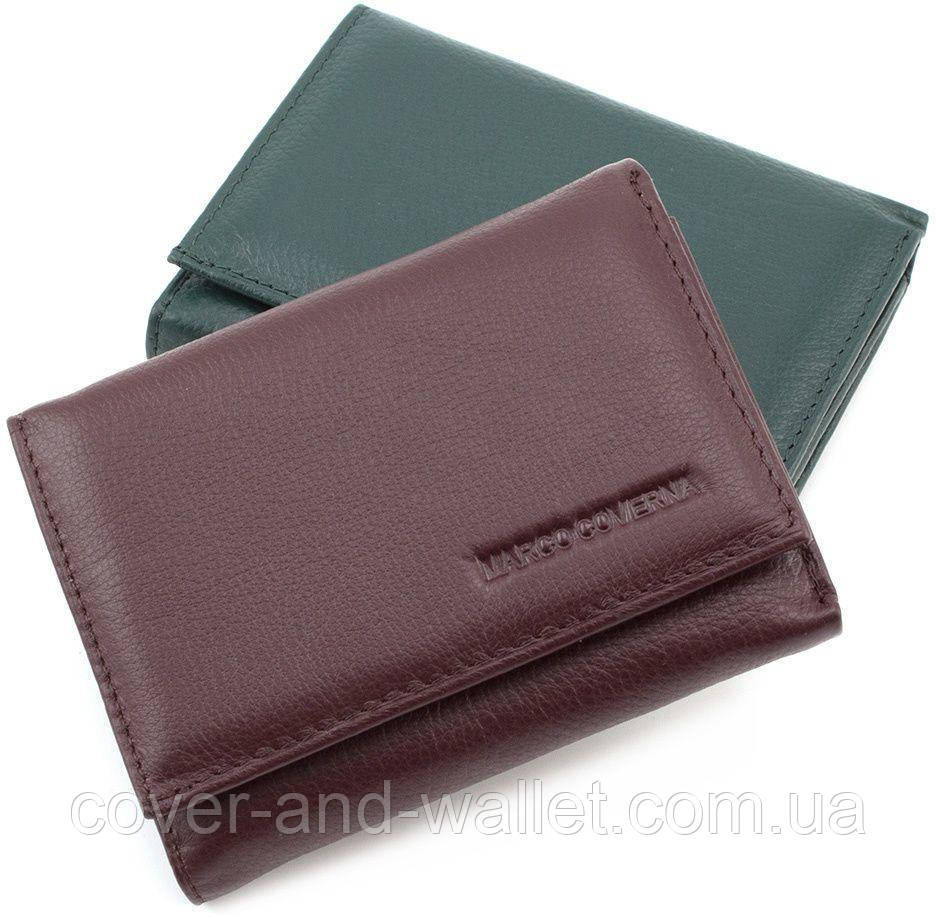Невеликий шкіряний жіночий гаманець коричневого кольору Marco Coverna MC 6055 Київ - фото 1