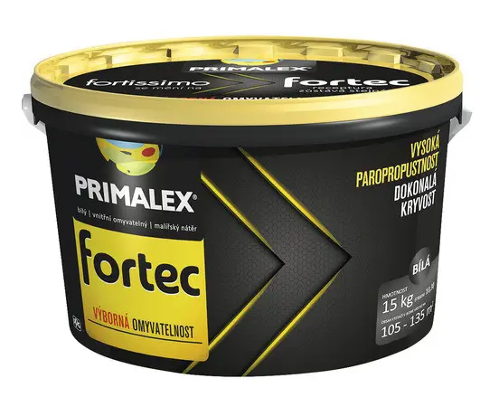 Фарба вапняна PRIMALEX Fortec мат білий 15 кг Киев - изображение 1